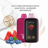 MYLE Turbo 20000 Puffs 50MG Disposable Vape - Rechargeable Flavors ::: Blueberry Watermelon