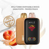 MYLE Turbo 20000 Puffs 50MG Disposable Vape - Rechargeable Flavors ::: Frozen Peach