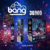 Bang 36000 Puffs Disposable Vape Pen packaging with mixed fruits flavor and branding.