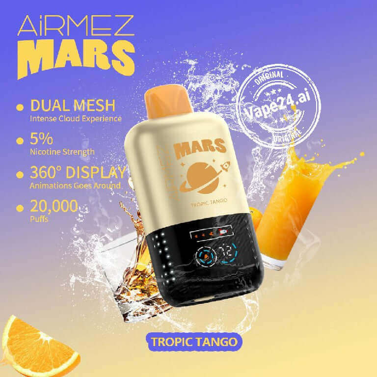 Airmez Mars 20000 Puffs Vape in Dubai | 10% Off Box OrderFLAVOR-: Tropic Tango