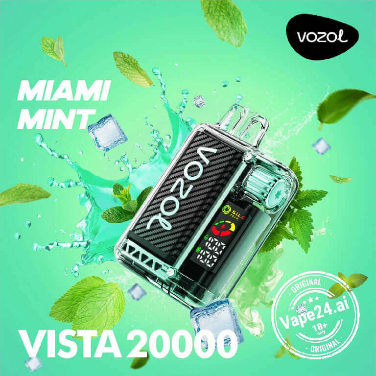 Vozol Vista 20000 Puffs Vape – Dubai, UAEFlavors ::: Miami Mint