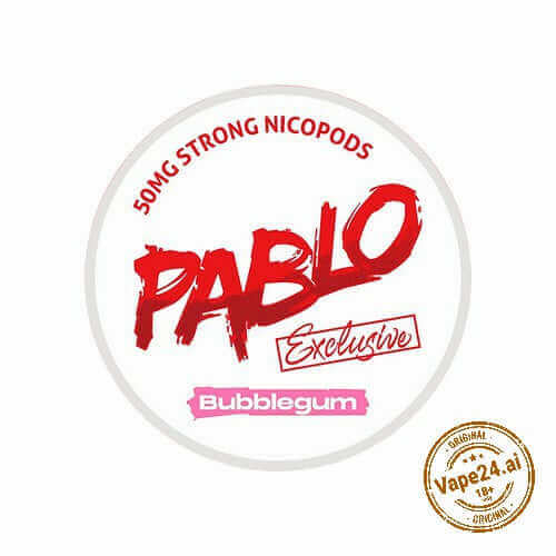 PABLO Nicotine Pouches/Snus in DubaiFlavors ::: Bubblegum – 50mg