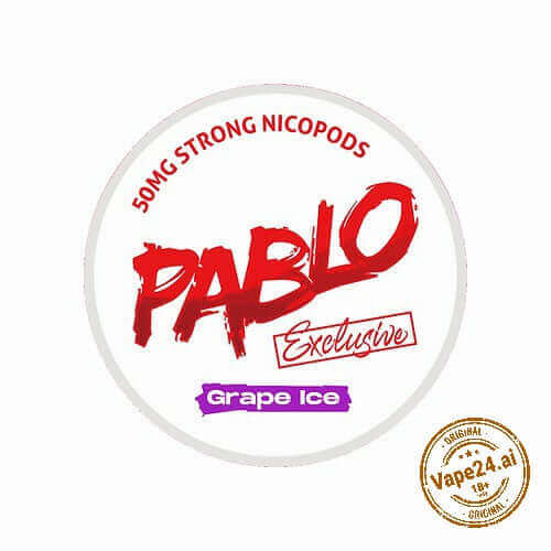 PABLO Nicotine Pouches/Snus in DubaiFlavors ::: Grape Ice – 30mg