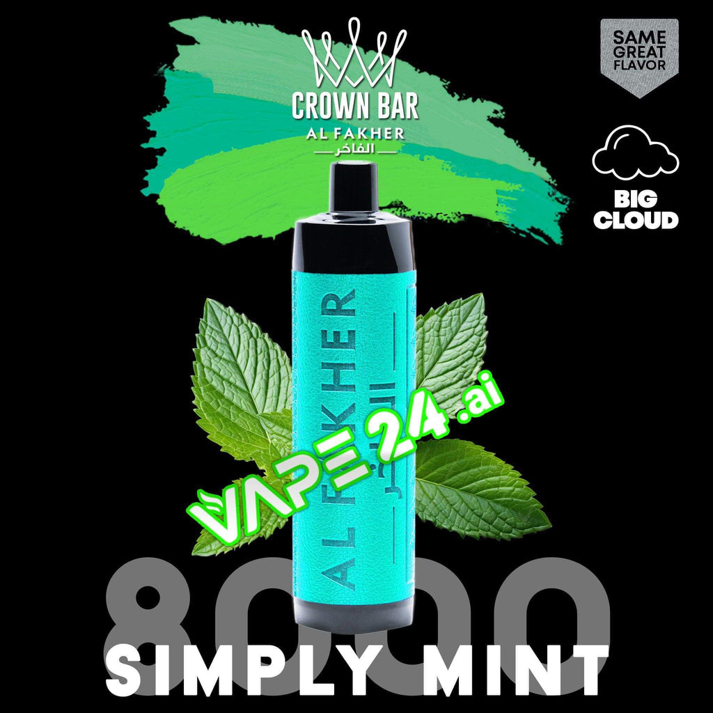 Al Fakher 8000 Puffs Disposable Vape - Buy in DubaiFlavors-: Simply Mint