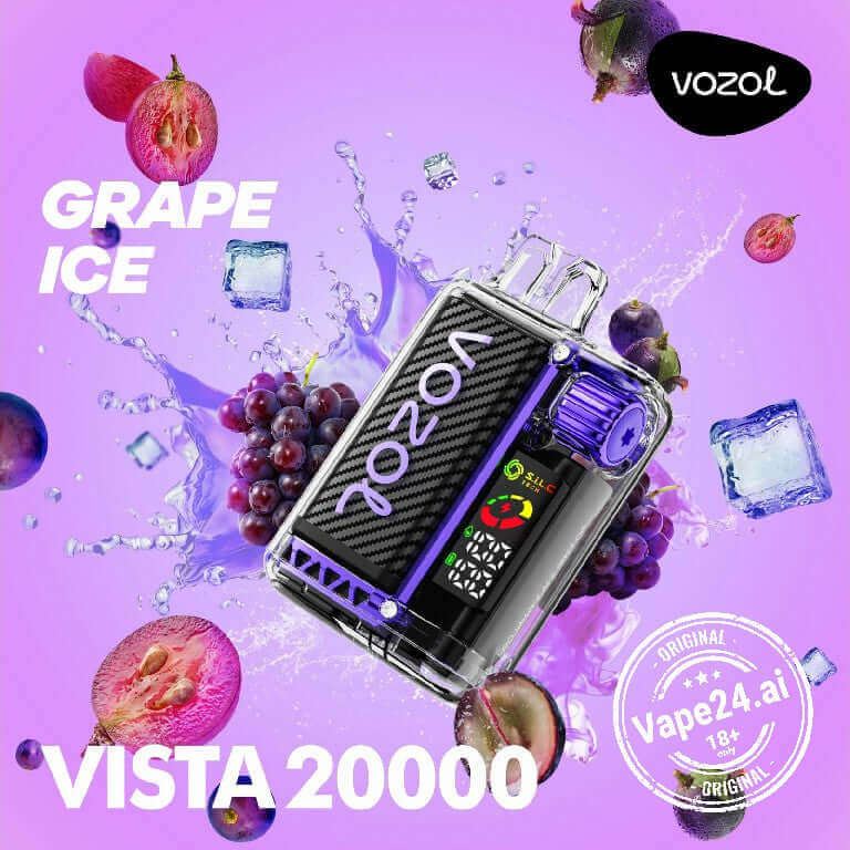 Vozol Vista 20000 Puffs Vape – Dubai, UAEFlavors ::: GRAPE ICE