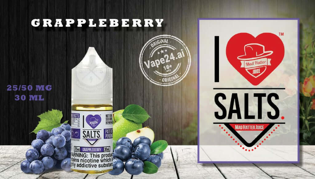 I Love Salt Vape E-Liquid 25MG & 50MG - All Flavors in Dubai Flavors ::: Grappleberry