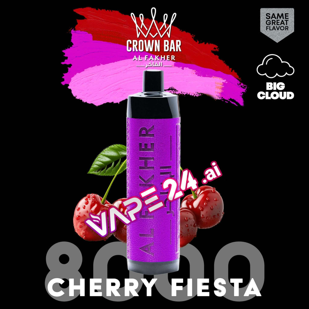 Al Fakher 8000 Puffs Disposable Vape - Buy in DubaiFlavors-: Cherry Fiesta