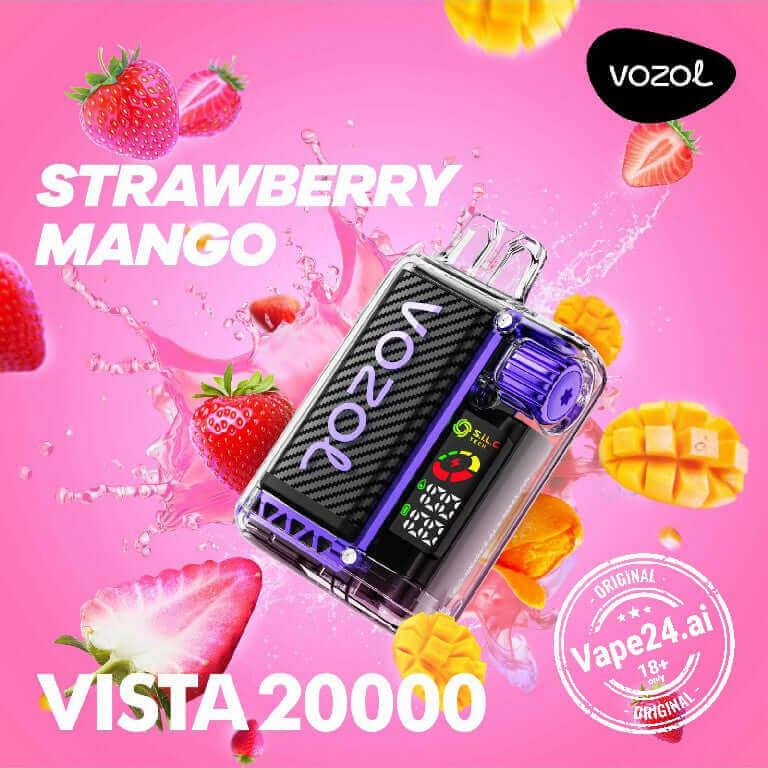 Vozol Vista 20000 Puffs Vape – Dubai, UAEFlavors ::: Strawberry Mango