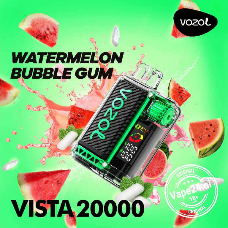 Vozol Vista 20000 Puffs Vape – Dubai, UAEFlavors ::: Watermelon Bubble Gum