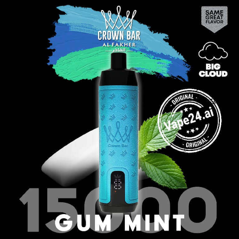 Al Fakher Crown Bar 15000 Disposable Vape in DubaiFLAVOR-: Bluerazz Lemonade