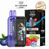 Al Fakher Ultra 25000 Puffs Disposable Vape in Berry Ice flavor, featuring a sleek design and vibrant packaging.