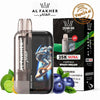 Al Fakher Ultra 25000 Puffs Disposable Vape by Crown Bar, featuring Space Dream flavor with berries and lime accents.