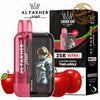 Al Fakher Ultra 25000 Puffs Disposable Vape by Crown Bar, Two Apple flavor, with apples in foreground, available in UAE.