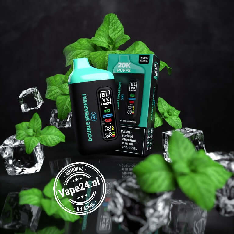 BLVK Bar Disposable Vape 20000 Puffs in DubaiFLAVOR-: Double Spearmint Ice