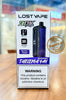 Lost Vape Thelema YAY 30K Puffs Disposable Vape packaging showing DTL Tasty, Berries Grape flavor, and warning.