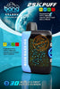 Bang Starry 25000 Puffs Disposable Vape featuring Blue Razz Ice flavor, 28ml capacity, and 800mAh battery.