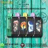 Al Fakher Ultra 25000 Puffs Disposable Vape collection on a wooden background, featuring unique flavors and vibrant colors.
