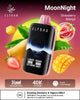 ELFBAR Moon Night Strawberry Mango Disposable Vape with 40K puffs, 3-level adjustable power, and eco mode.
