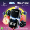 ELFBAR Moon Night 40000 Puffs Disposable Vape Peach Berry flavor with liquid power in Dubai.