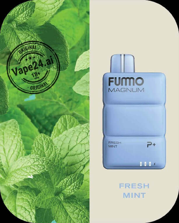 Buy Fummo Magnum 8000 Puffs Disposable Vape in Dubai Flavors: Fresh Mint