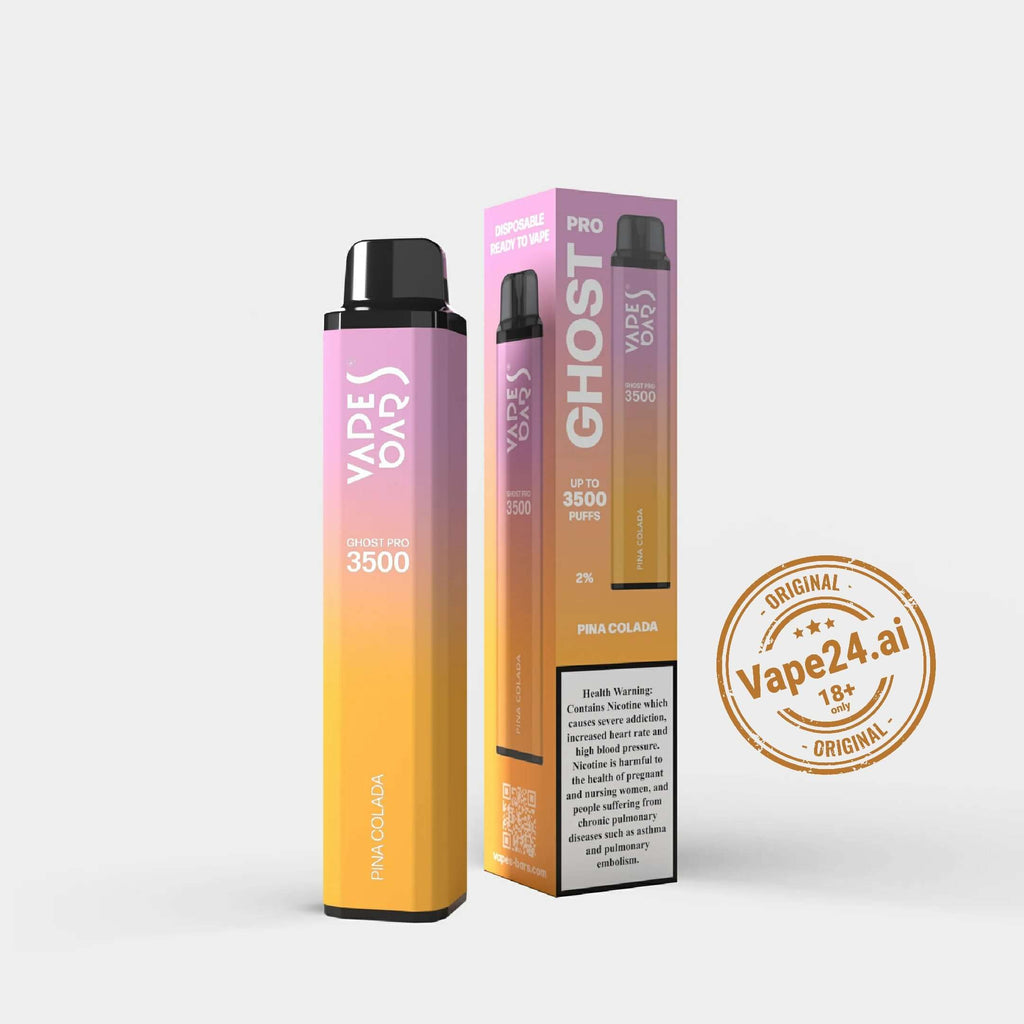 "Vape Bar Ghost Pro 3500 Puffs with packaging, available for purchase online in UAE with express delivery options."