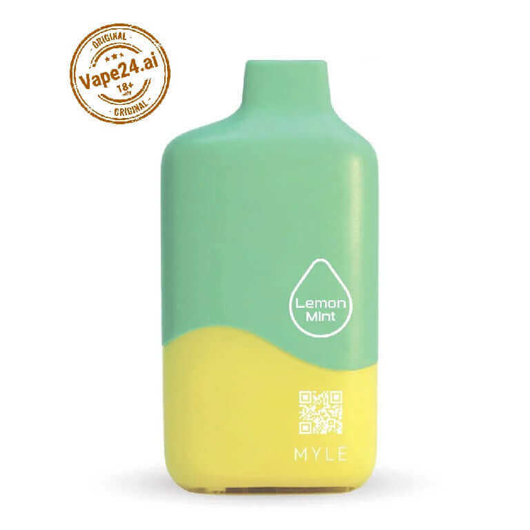 Myle Meta 9000 Puffs Disposable Vape 50mg in DubaiFlavors ::: Lemon Mint