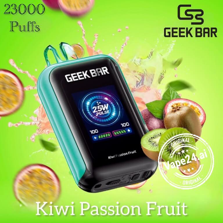 Buy GeekBar Watt 23000 Puffs Disposable Vape Dubai Flavors: Kiwi Passion Fruit
