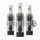 Three K-style vape cartridges on a white background with a brand logo.