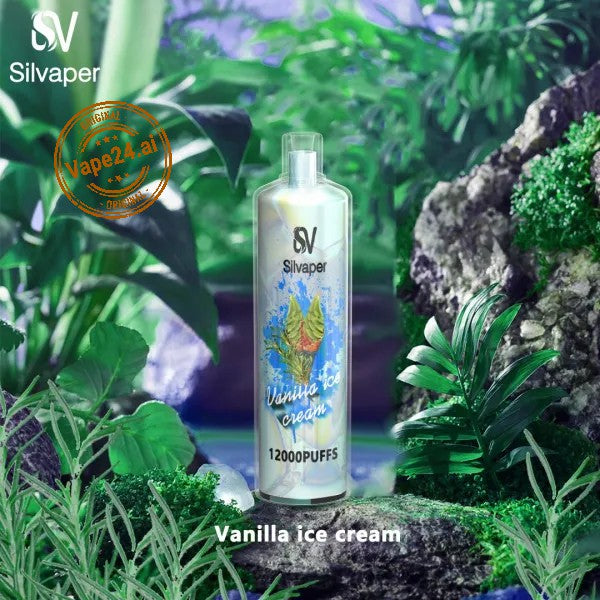 Silva Rock 12000 Vape Dubai - New 2024 DTL PuffsFlavors: Vanilla Ice Cream