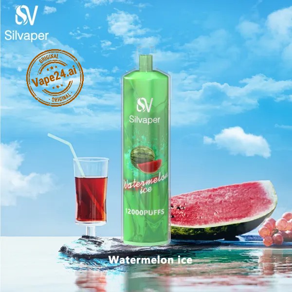 Silva Rock 12000 Vape Dubai - New 2024 DTL PuffsFlavors: Watermelon Ice