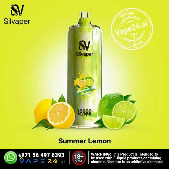 Silvaper Rocket 16000 Puffs Disposable Vape – DTL, 3mgFLAVOR ::: Summer Lemon