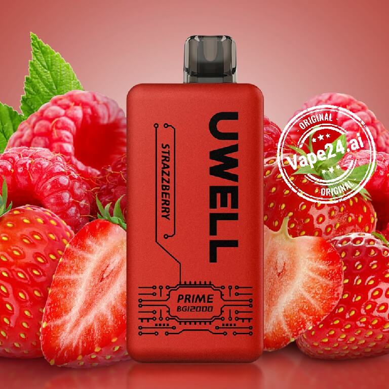 Buy UWELL Prime BG12000 Disposable Vape – 12000 Puffs in UAE Flavors: Strazzberry