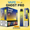 Vape Bar Ghost Pro 3500 Puffs in Blue Razz Lemon flavor with packaging, available for online purchase in UAE with express delivery.