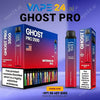 "Vape Bar Ghost Pro 3500 Puffs Watermelon Bull flavor, featuring stylish disposable vape design and nicotine warning label."