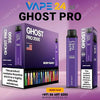 Vape Bar Ghost Pro 3500 Puffs in Berry Burst flavor, featuring nicotine warning, available for purchase at Vape24 with express delivery in UAE.