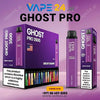 "Vape Bar Ghost Pro 3500 Puffs display with great grape flavor packaging, available for online purchase in UAE."