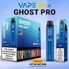 Vape Bar Ghost Pro 3500 Puffs, buy disposable vape online in UAE, box and single pod, nicotine warning, available at vape24.ai