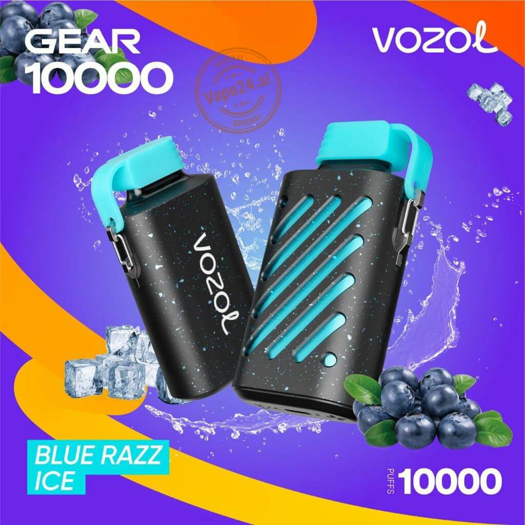 VOZOL Gear 10000 Puffs Vape - Best Price in Dubai Flavors-: Blue Razz Ice