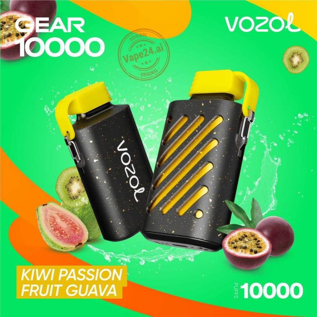 VOZOL Gear 10000 Puffs Vape - Best Price in Dubai Flavors-: Kiwi Passion Fruit Guava