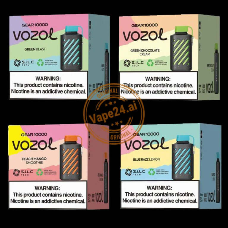 VOZOL Gear 10000 Puffs Vape - Best Price in Dubai Flavors-: Blue Razz Ice