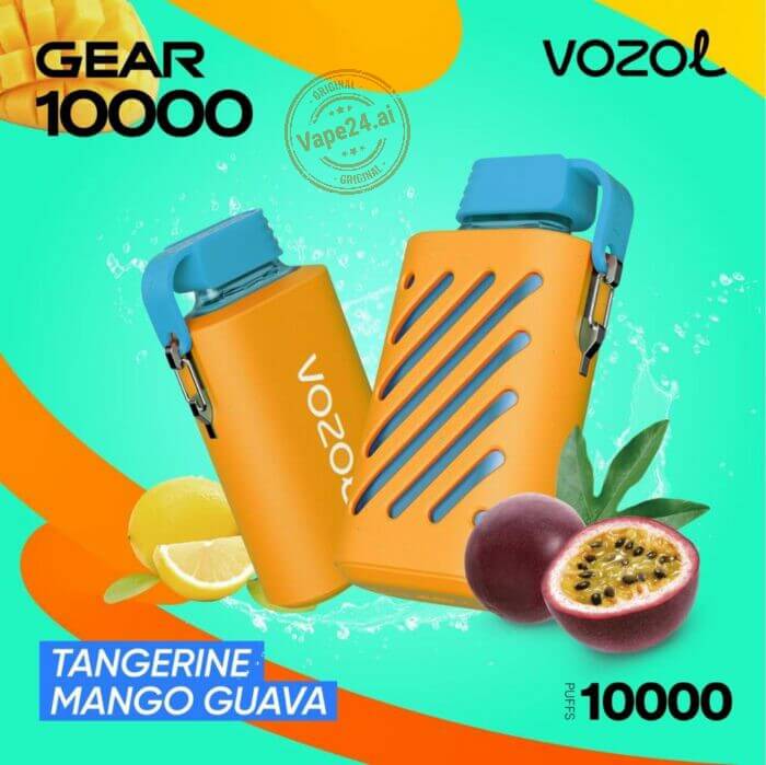 VOZOL Gear 10000 Puffs Vape - Best Price in Dubai Flavors-: Tangerine Mango Guava