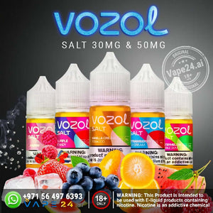 Buy Vozol Saltnic 30MG & 50MG E-liquid in Dubai - Best Price