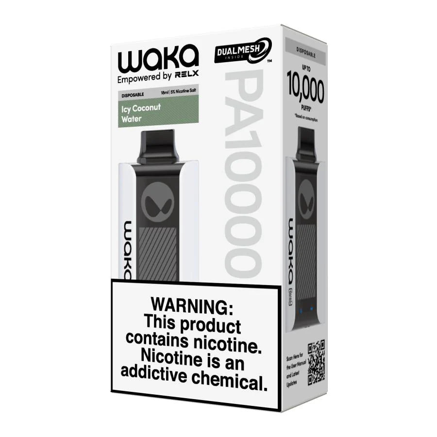 Waka Sopro 10000 Disposable Vape Review - Buy in Dubai, UAEFLAVOR-: Icy Coconut Water 5%(NEW)