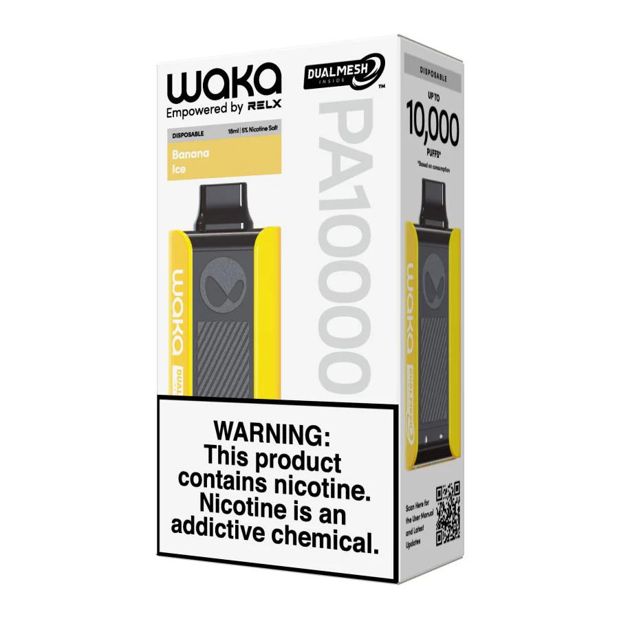 Waka Sopro 10000 Disposable Vape Review - Buy in Dubai, UAEFLAVOR-: Banana Ice 5%(NEW)