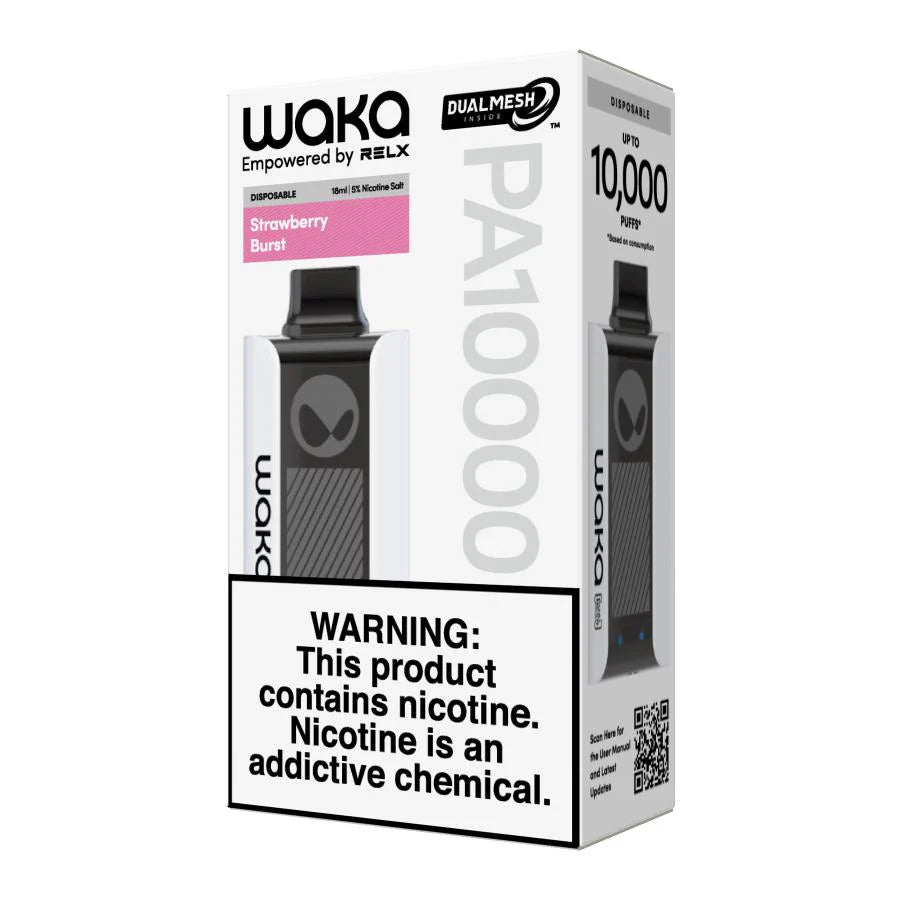 Waka Sopro 10000 Disposable Vape Review - Buy in Dubai, UAEFLAVOR-: Strawberry Brust 5%(NEW)