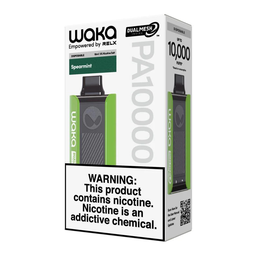 Waka Sopro 10000 Disposable Vape Review - Buy in Dubai, UAEFLAVOR-: Spearmint 5%(NEW)