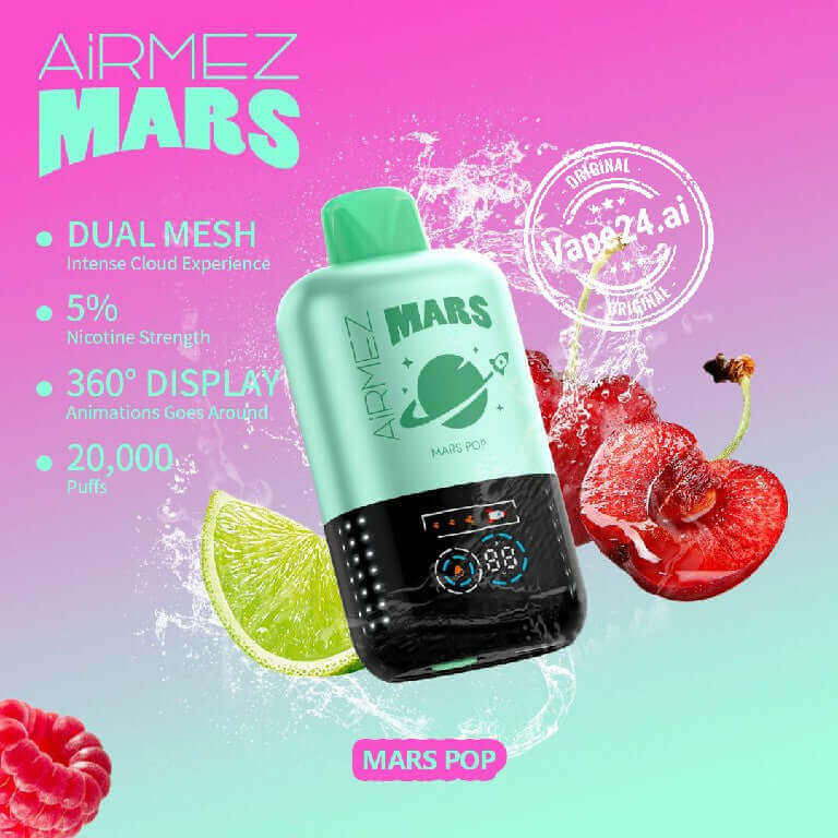 Airmez Mars 20000 Puffs Vape in Dubai | 10% Off Box OrderFLAVOR-: Mars Pop