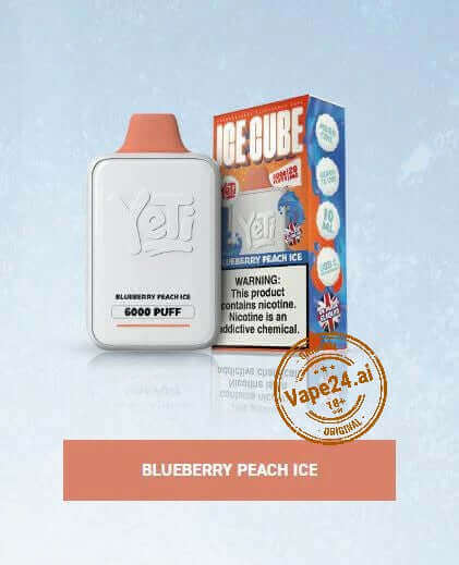 Yeti Ice Cube 6000 Puffs Disposable Vape - Buy in UAEFLAVOR ::: Blueberry Peach Ice