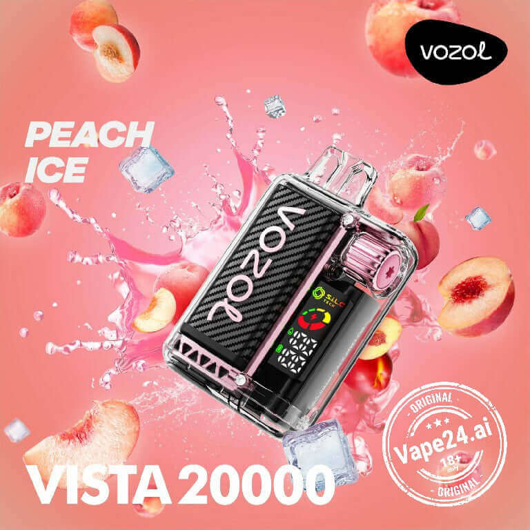 Vozol Vista 20000 Puffs Vape – Dubai, UAEFlavors ::: Peach ice