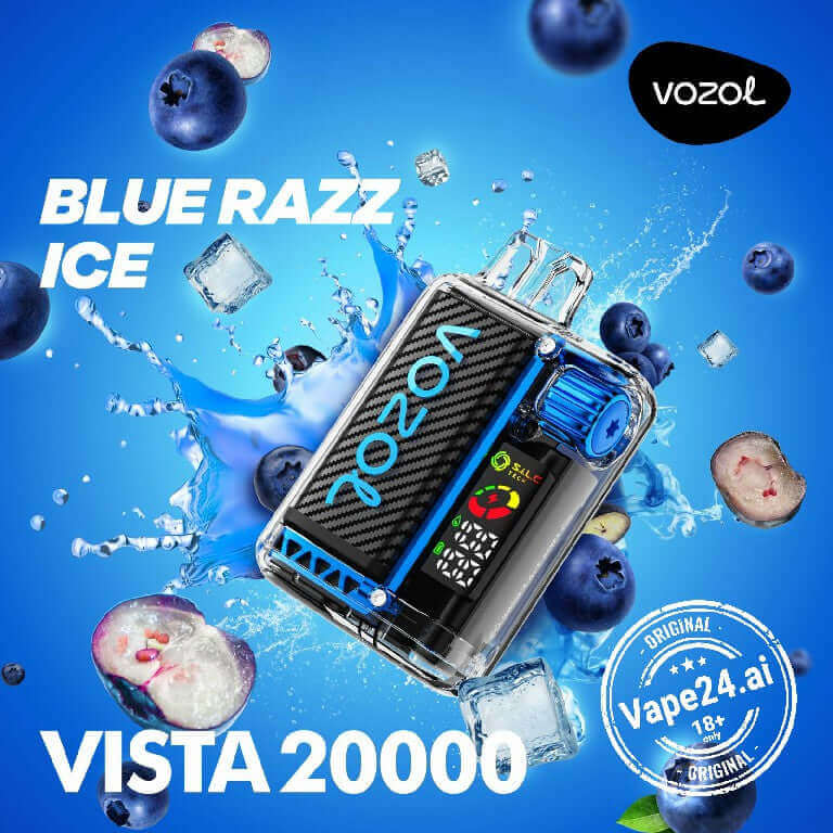 Vozol Vista 20000 Puffs Vape – Dubai, UAEFlavors ::: Blue Razz Ice
